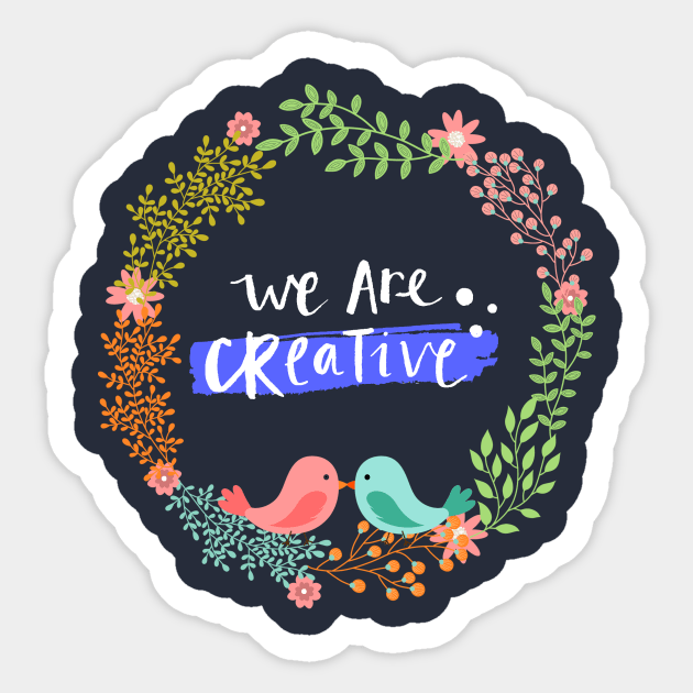 We are creative , 1 Sticker by rizkynazar